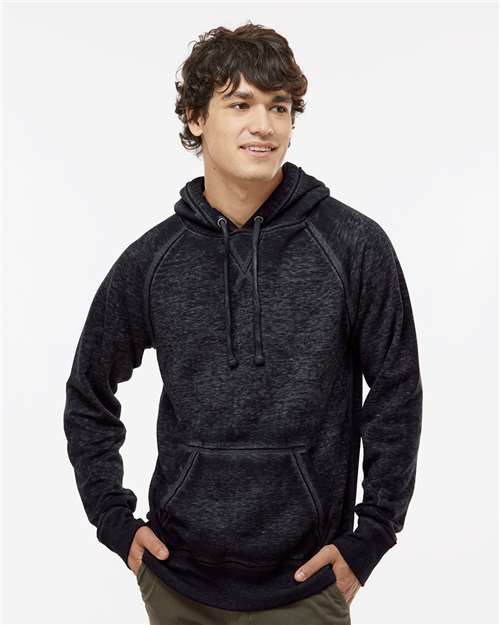 Men's Vintage Zen Fleece Hooded Sweatshirt - Twisted Black