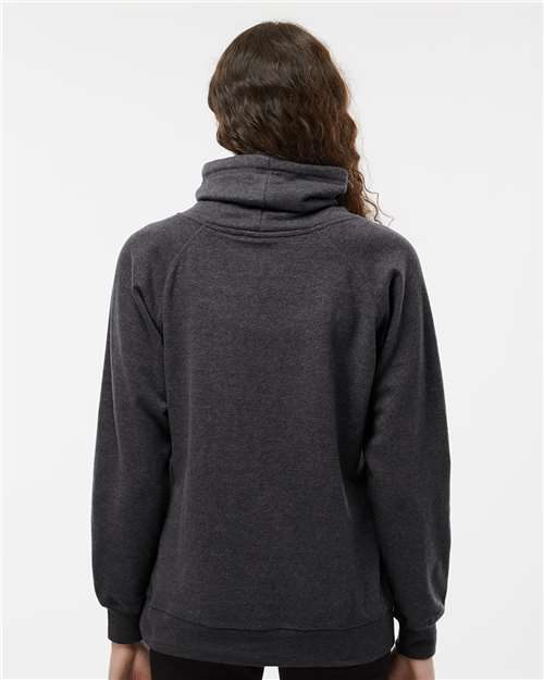 Women’s Relay Cowl Neck Sweatshirt - Black