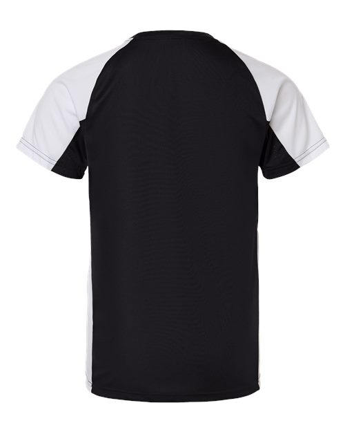 Youth Cutter Jersey - Black/ White