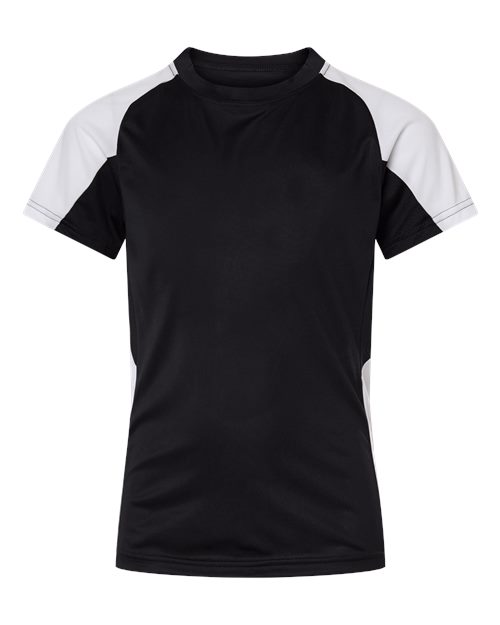 Youth Cutter Jersey - Black/ White