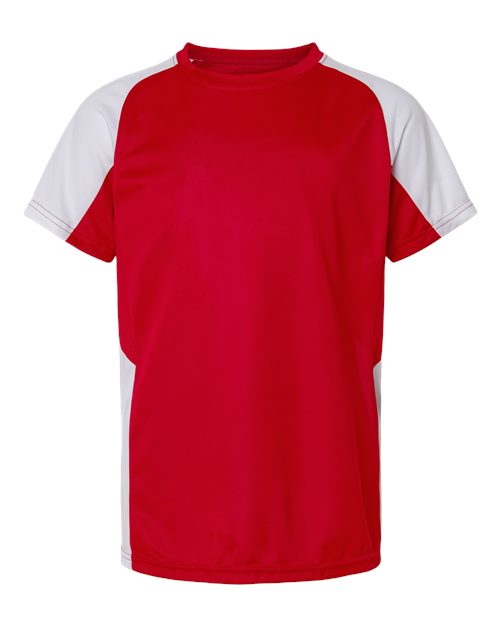 Youth Cutter Jersey - Red/ White