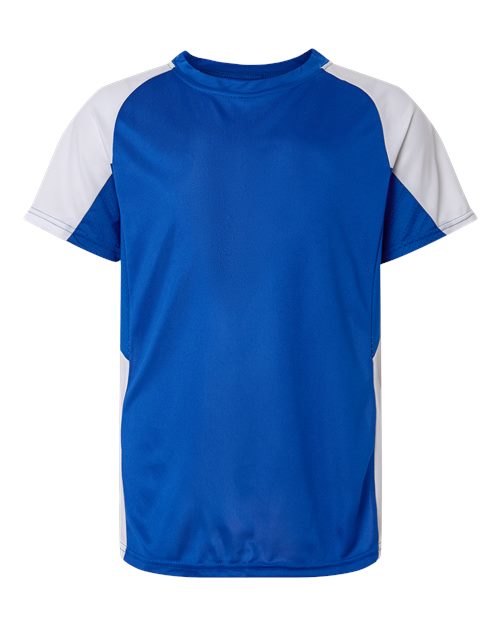 Youth Cutter Jersey - Royal/ White
