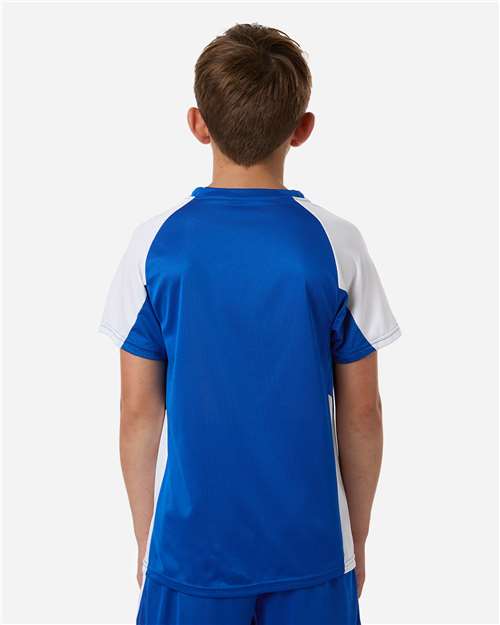 Youth Cutter Jersey - Royal/ White