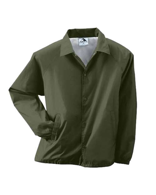 Men's Coach's Jacket - Olive Drab Green