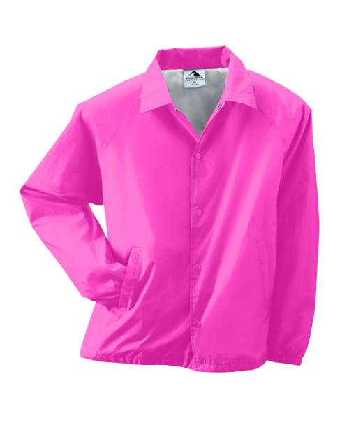 Men's Coach's Jacket - Power Pink