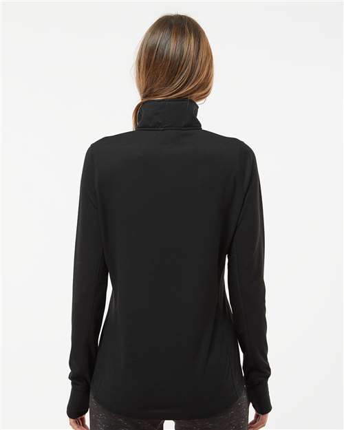 Women’s Omega Stretch Quarter-Zip Pullover - Black Triblend