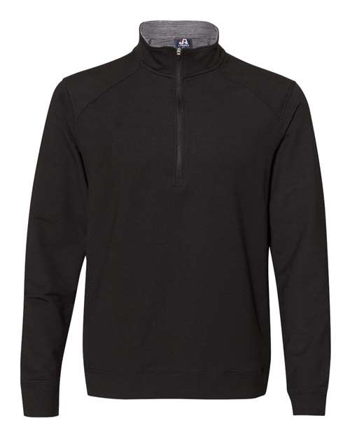 Men's Omega Stretch Quarter-Zip Pullover - Black Triblend