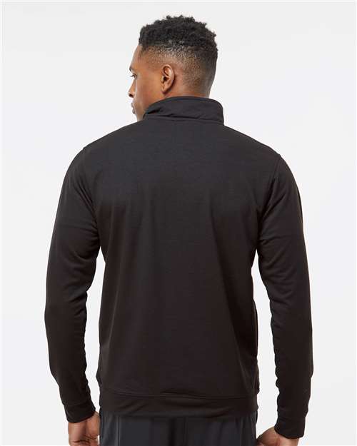 Men's Omega Stretch Quarter-Zip Pullover - Black Triblend