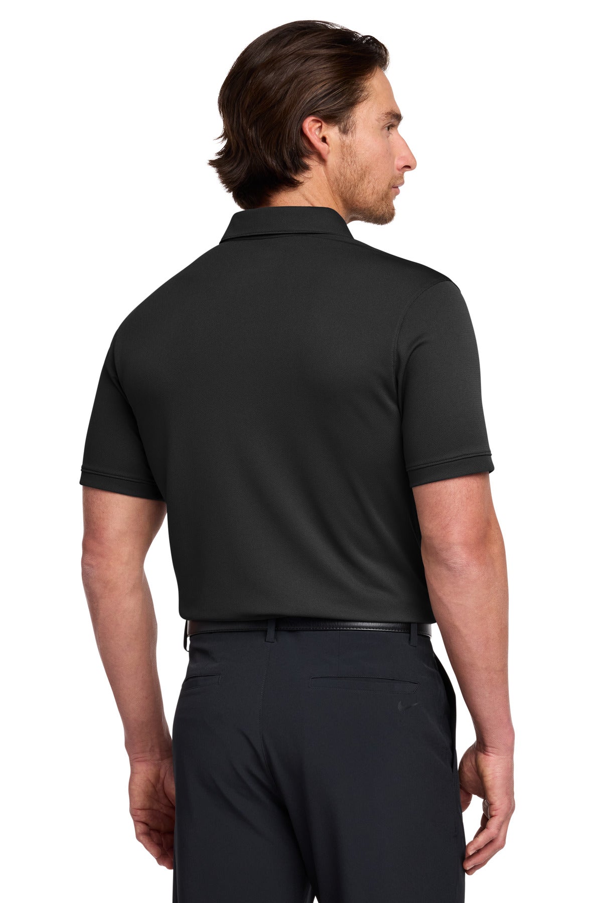 Nike Dri-FIT Solid Icon Pique Modern Fit Polo - Black