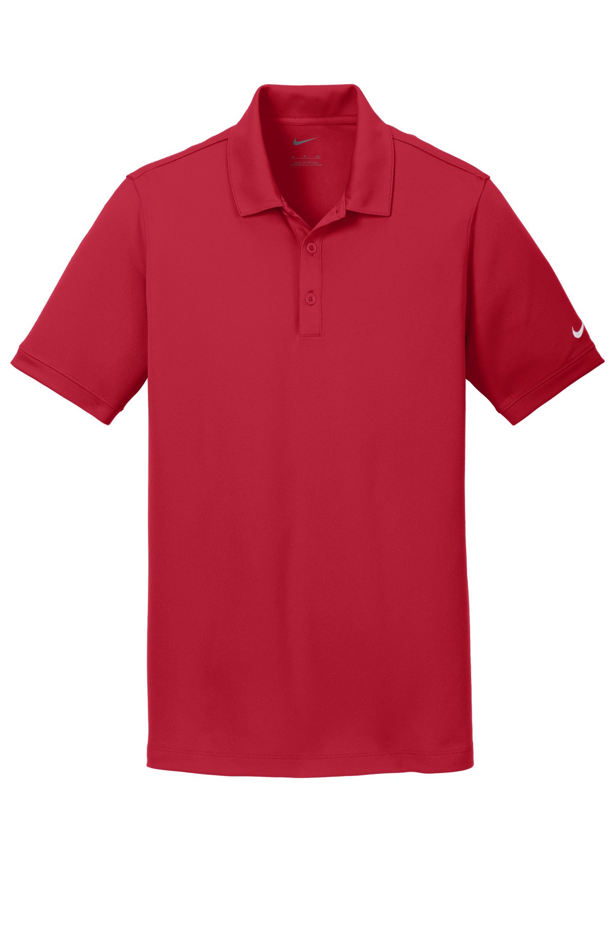 Nike Dri-FIT Solid Icon Pique Modern Fit Polo - Gym Red