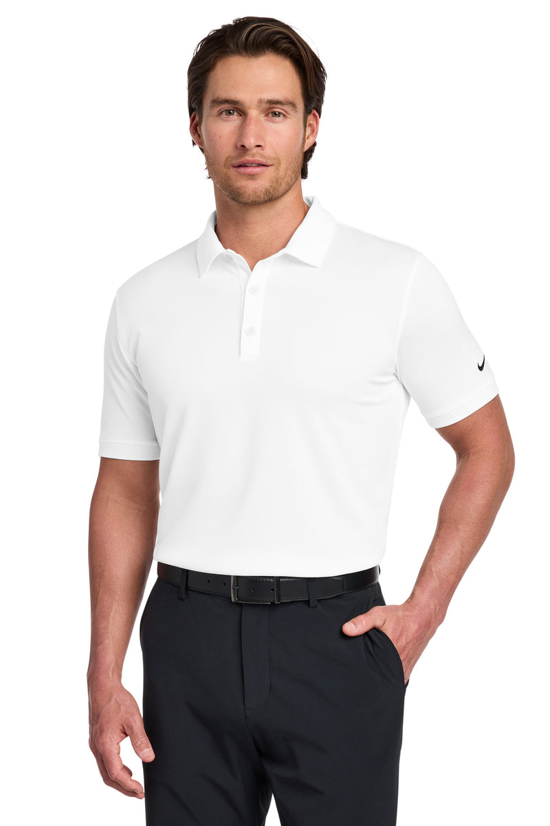 Nike Dri-FIT Solid Icon Pique Modern Fit Polo - White