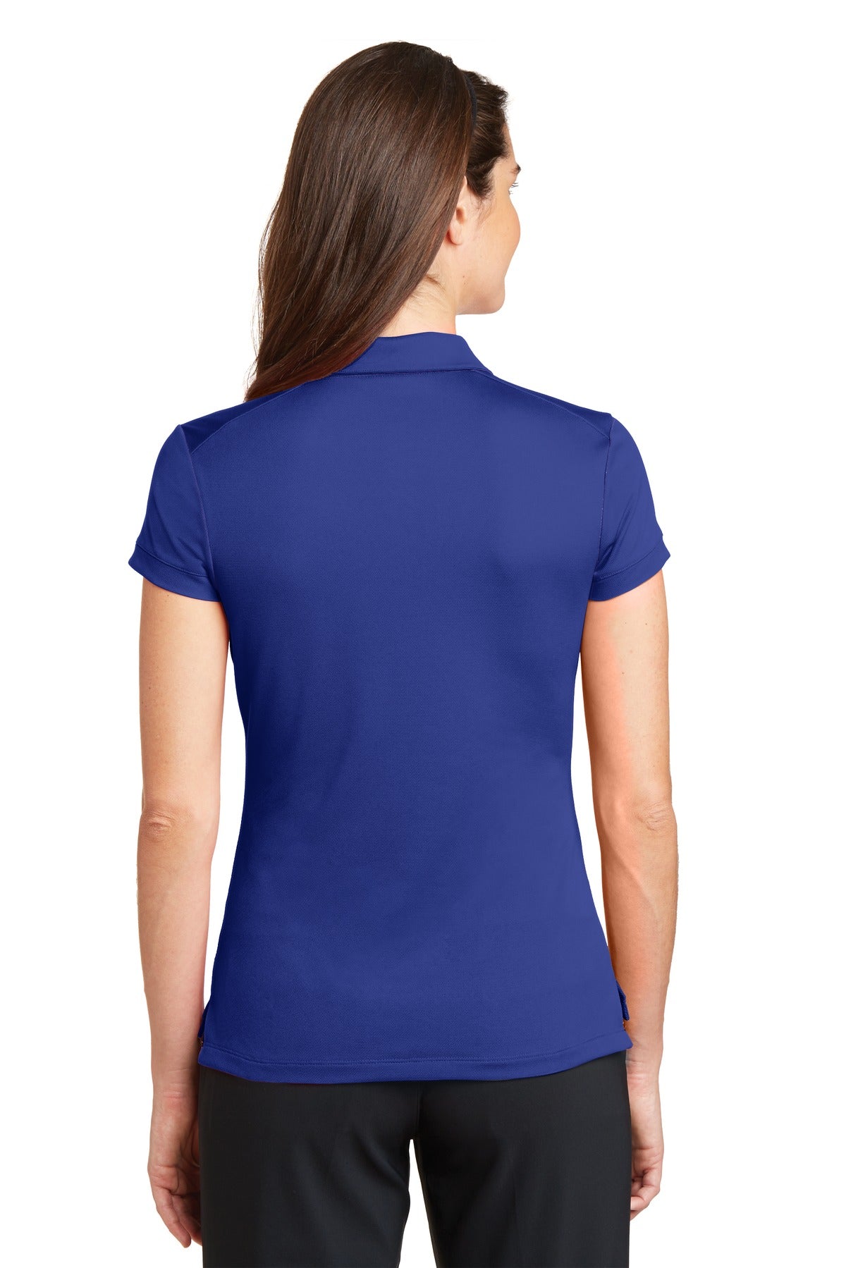 Nike Women's Dri-FIT Solid Icon Pique Modern Fit Polo - Deep Royal Blue