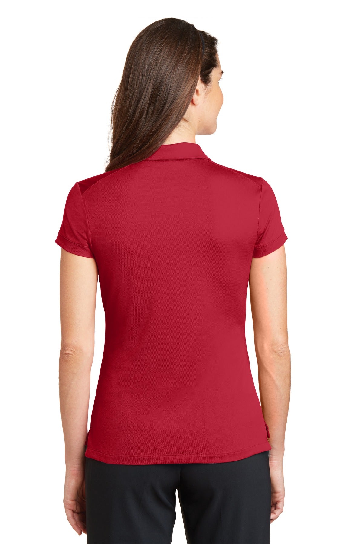 Nike Women's Dri-FIT Solid Icon Pique Modern Fit Polo - Gym Red