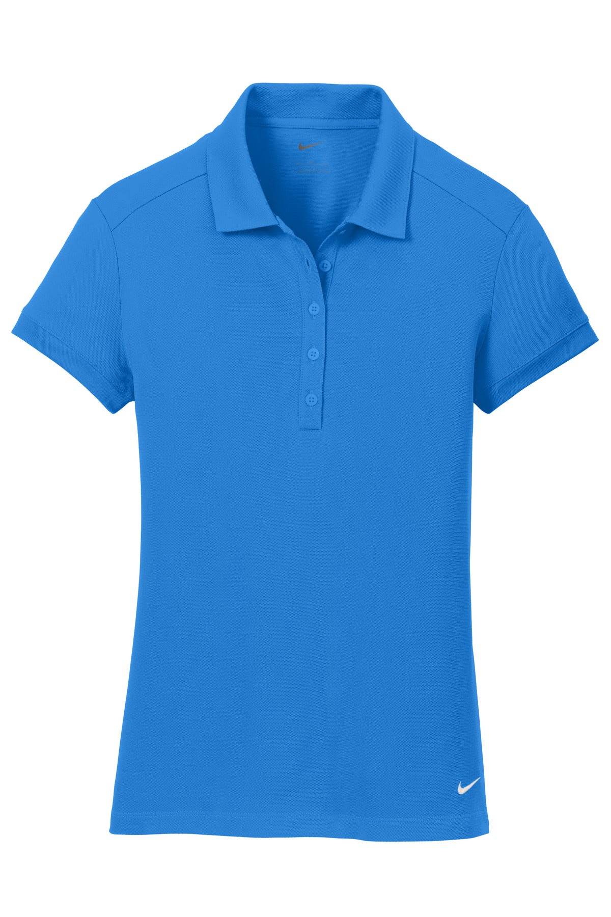 Nike Women's Dri-FIT Solid Icon Pique Modern Fit Polo - Light Photo Blue