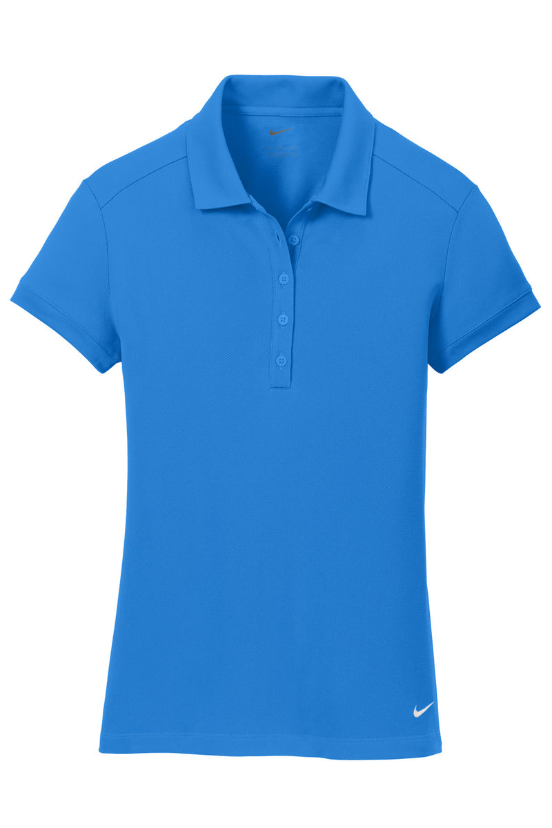 Nike Women's Dri-FIT Solid Icon Pique Modern Fit Polo - Light Photo Blue