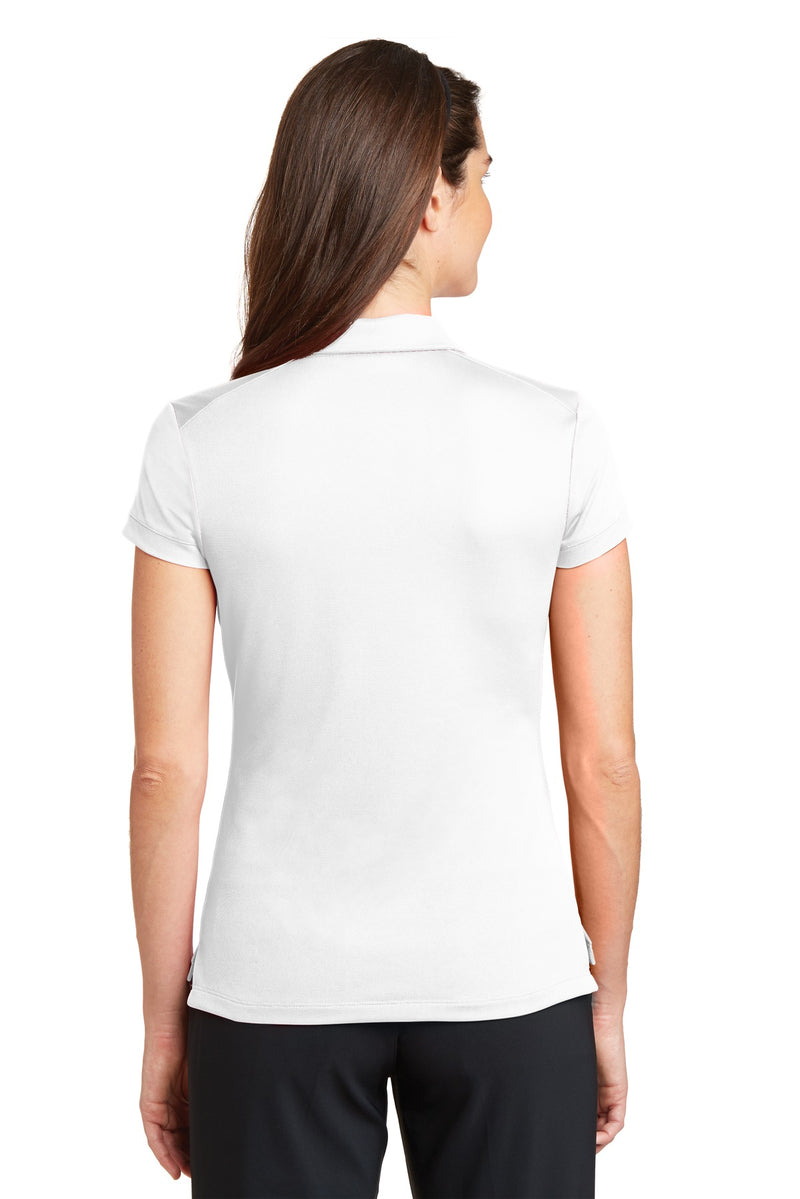 Nike Women's Dri-FIT Solid Icon Pique Modern Fit Polo - White