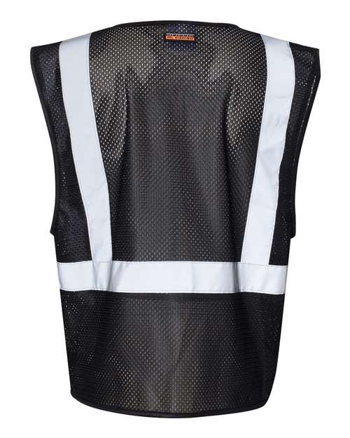 Unisex EV Series® Enhanced Visibility Non-ANSI Vest - Black - B120