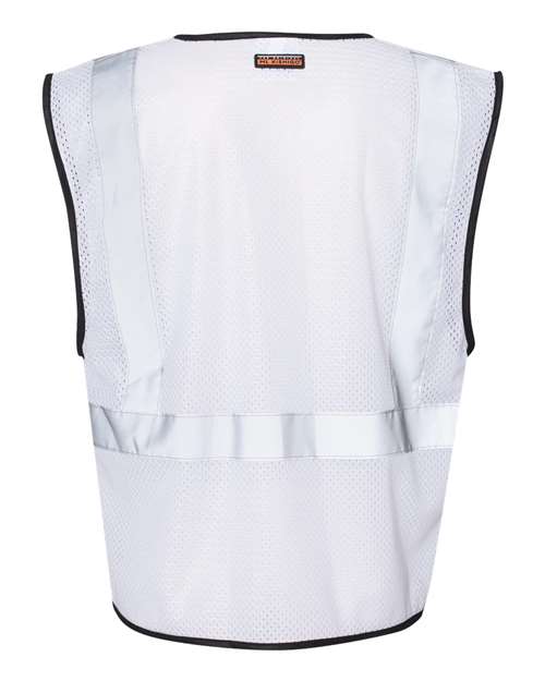 Unisex EV Series® Enhanced Visibility Non-ANSI Vest - White - B124