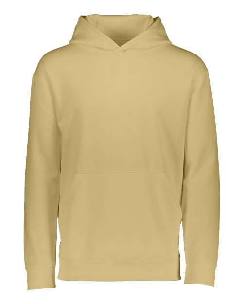 Youth Wicking Fleece Hooded Sweatshirt - Vegas Gold