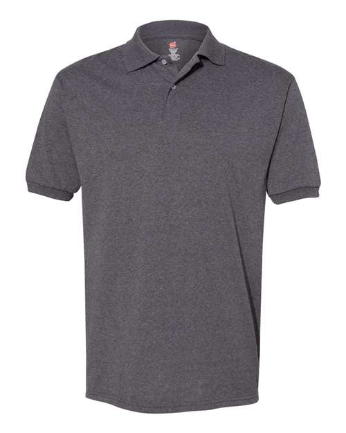 Men's EcoSmart® Jersey Polo - Charcoal Heather