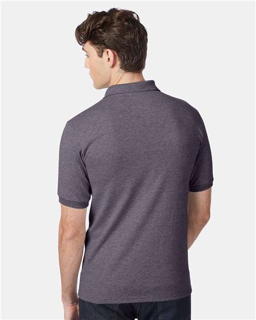 Men's EcoSmart® Jersey Polo - Charcoal Heather