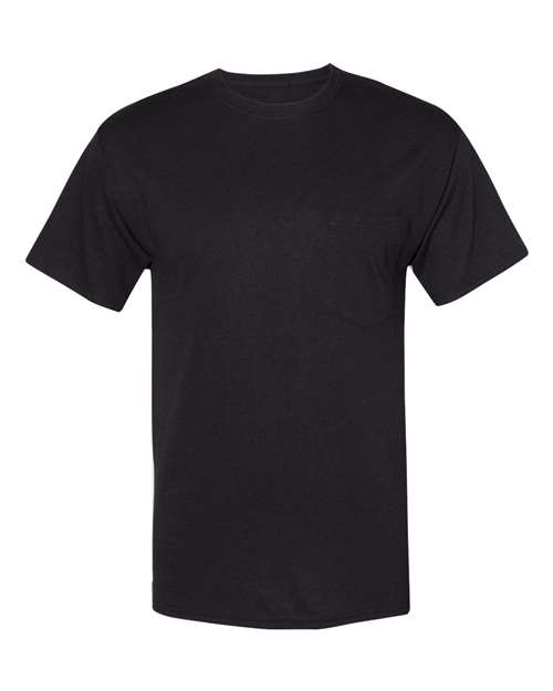 Unisex Workwear Pocket T-Shirt - Black