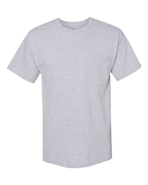 Unisex Workwear Pocket T-Shirt - Light Steel