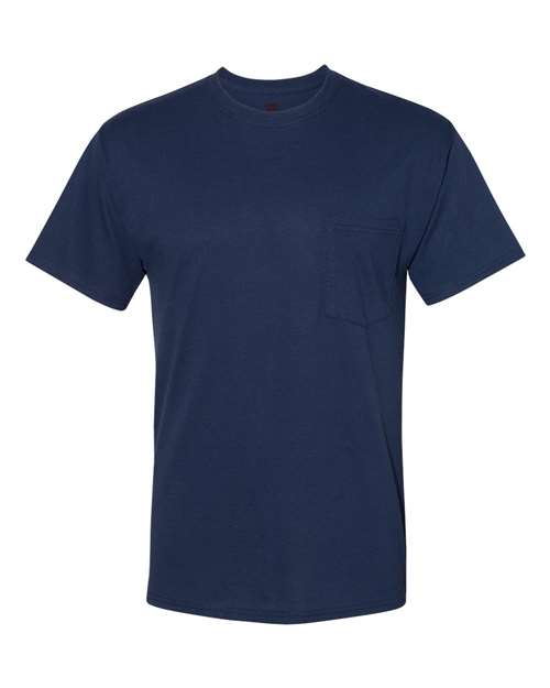 Unisex Workwear Pocket T-Shirt - Navy