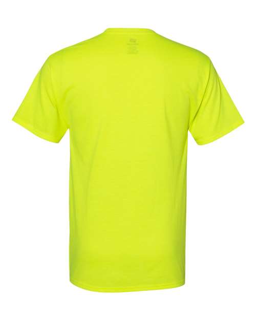 Unisex Workwear Pocket T-Shirt - Safety Green