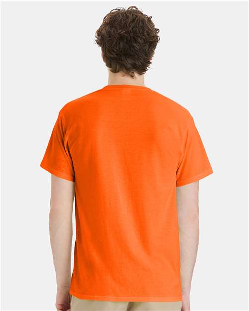 Unisex Workwear Pocket T-Shirt - Safety Orange