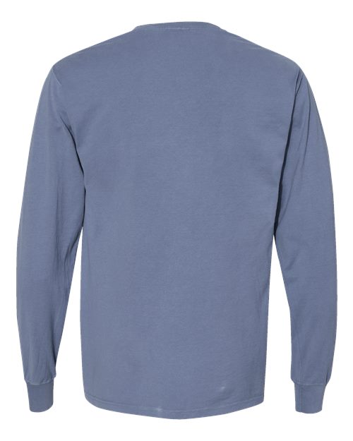 Unisex Garment-Dyed Long Sleeve T-Shirt - Saltwater
