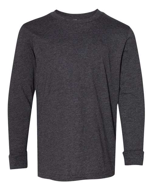 Youth Fine Jersey Long Sleeve Tee - Vintage Smoke