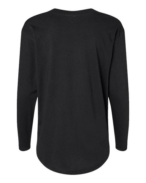 Women's Fine Jersey Long Sleeve Tee - Black