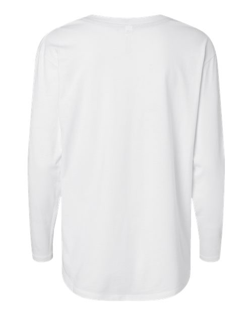 Women's Fine Jersey Long Sleeve Tee - White