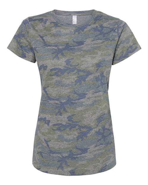 Women's Fine Jersey Tee - Vintage Camo