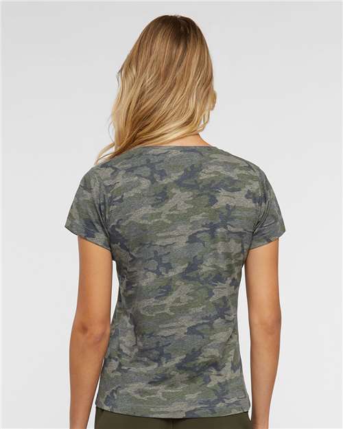 Women's Fine Jersey Tee - Vintage Camo