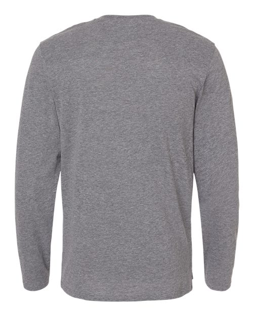 Men's Fine Jersey Long Sleeve Tee - Granite Heather
