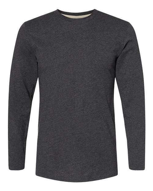 Men's Fine Jersey Long Sleeve Tee - Vintage Smoke