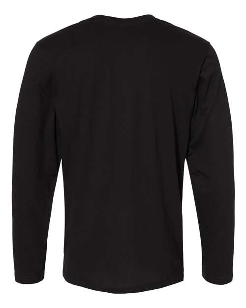 Men's Fine Jersey Long Sleeve Tee - Black