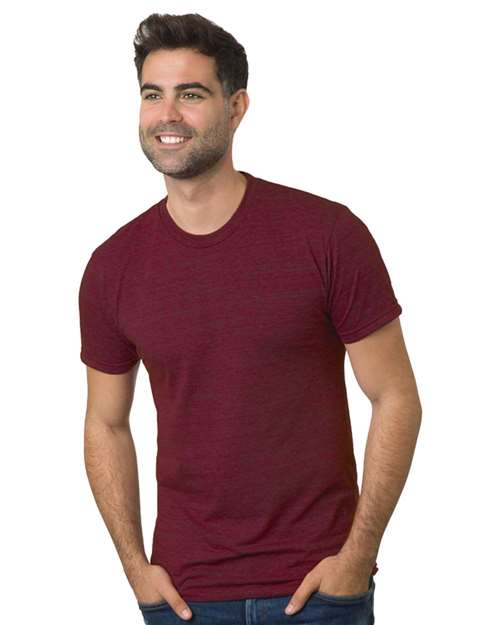 Unisex USA-Made Triblend T-Shirt - Tri Cranberry