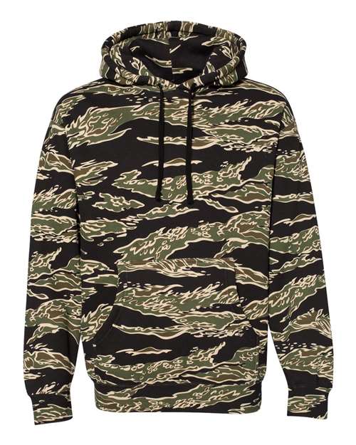 Unisex Heavyweight Hooded Sweatshirt - Tiger Camo