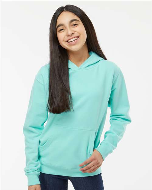 Youth Midweight Hooded Sweatshirt - Mint