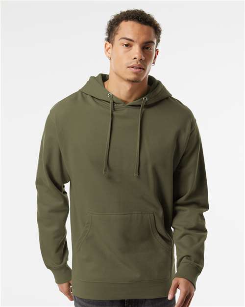 Unisex Midweight Hooded Sweatshirt - Army