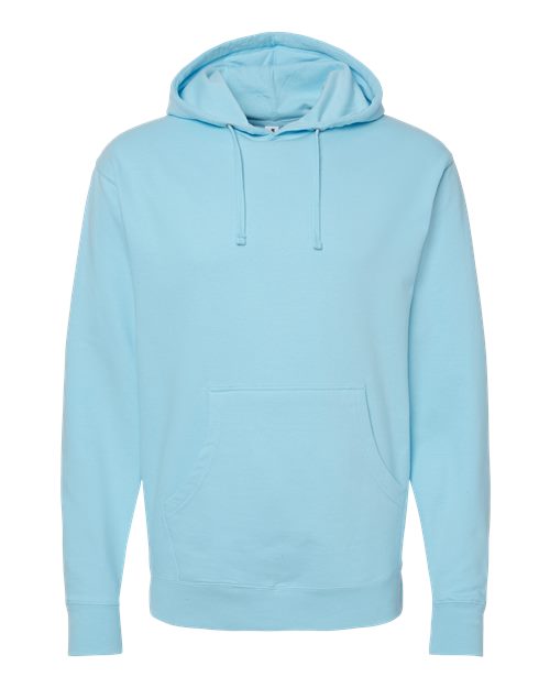 Unisex Midweight Hooded Sweatshirt - Blue Aqua