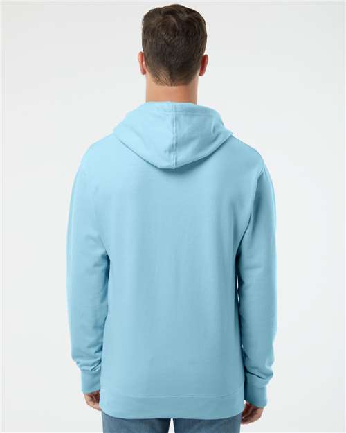 Unisex Midweight Hooded Sweatshirt - Blue Aqua