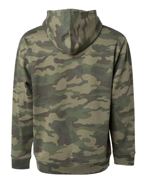 Unisex Midweight Hooded Sweatshirt - Forest Camo