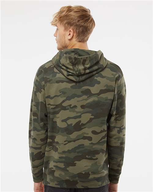 Unisex Midweight Hooded Sweatshirt - Forest Camo