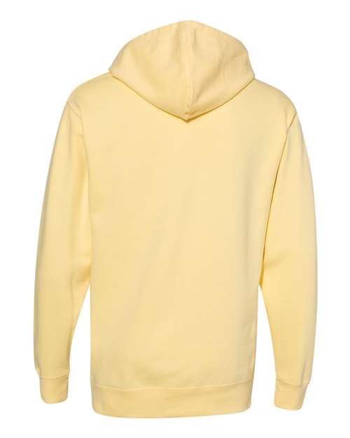 Unisex Midweight Hooded Sweatshirt - Light Yellow