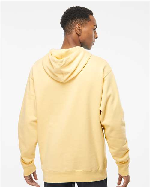 Unisex Midweight Hooded Sweatshirt - Light Yellow