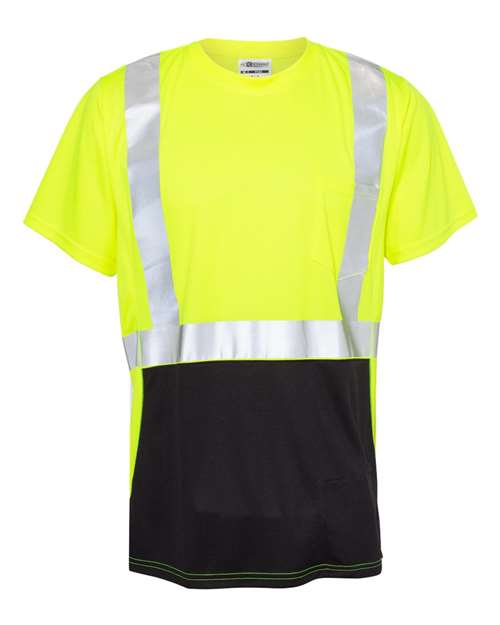 Unisex Black Bottom Class 2 T-Shirt - Lime